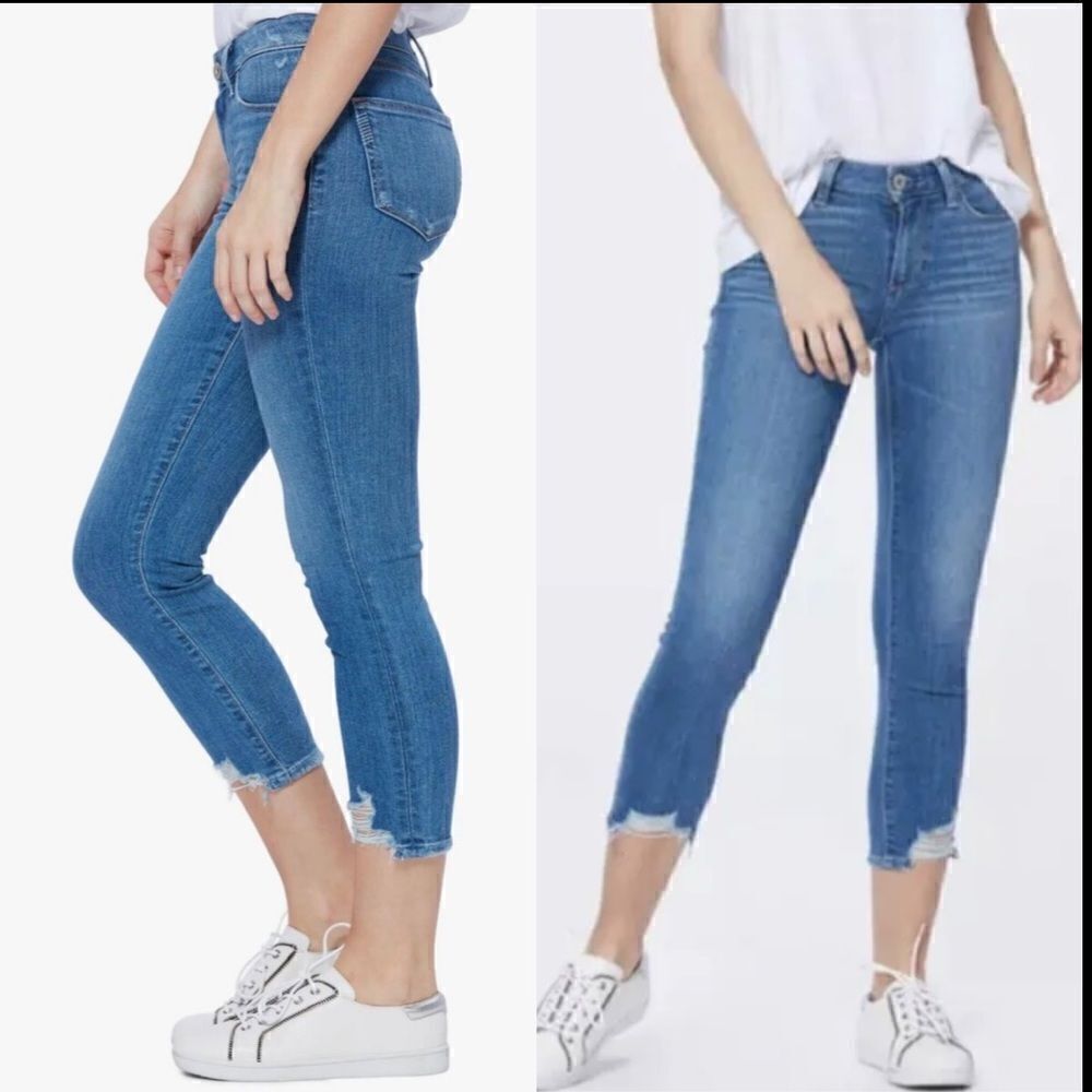 Paige Skyline Skinny in Crop  Jeans 24